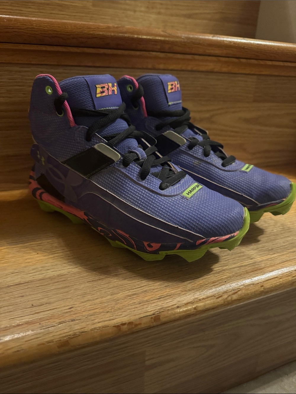 Under Armour Harper 10 RM Jr. PE "Mad House" boys baseball cleats